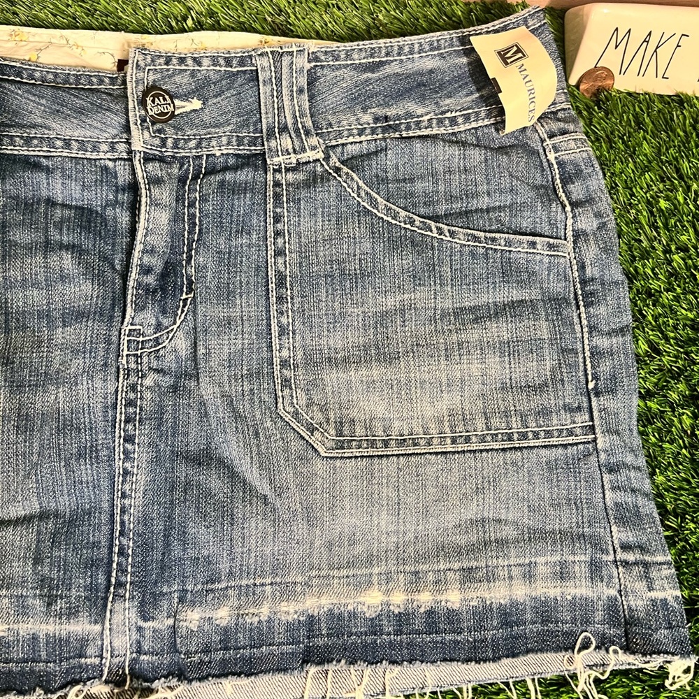 Kali Denim by Maurice’s Mini skirt
